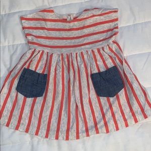 Gap 3 to 6 month dress, cardigan, tights bundle